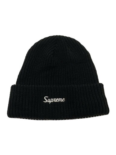 【中古】Supreme◆loose gauge beanie/ニットキャップ/アクリル/BLK/メンズ【服飾雑貨他】 【中古】Supreme◆loose gauge beanie/ニットキャップ/アクリル/BLK/メンズ【服飾雑貨他】