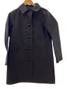 【中古】MACKINTOSH◆シルク混ゴム引きコート/34/ウール/BLK/NO.GG/ホツレ有【レディースウェア】(4)