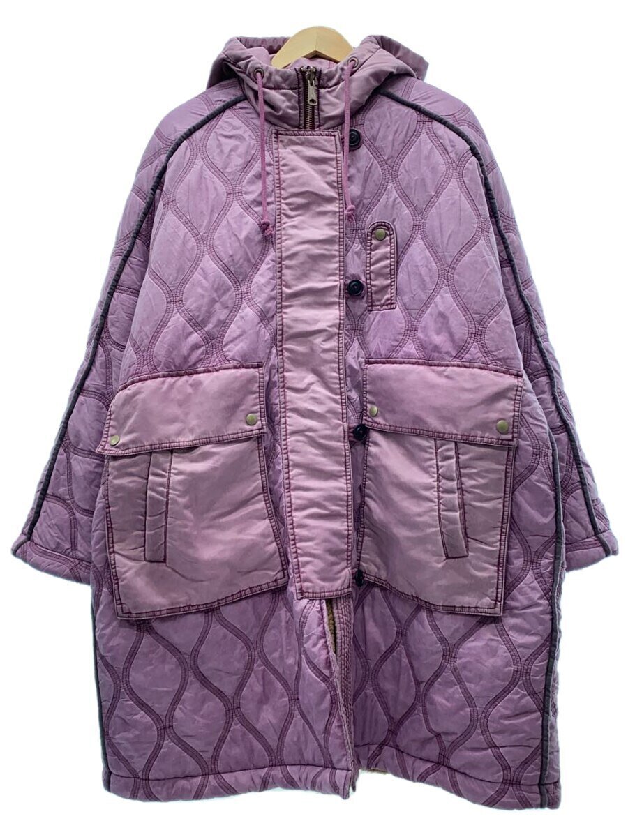【中古】DIESEL◆リバーシブルキルティングボアコート/XXS/ナイロン/PUP/W-DAYA-21【レディースウェア】