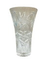 【中古】BOHEMIA GLASS(Crystal)◆壷・花瓶/CLR【インテリア小物・日用雑貨】