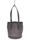 【中古】LOUIS VUITTON◆マレ_ダミエ・エベヌ_BRW/PVC/BRW/持ち手ひび割れ有【バッグ】(4)