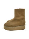 【中古】Caminando◆ムートンブーツ/US7/CML/スウェード/24138W【シューズ】