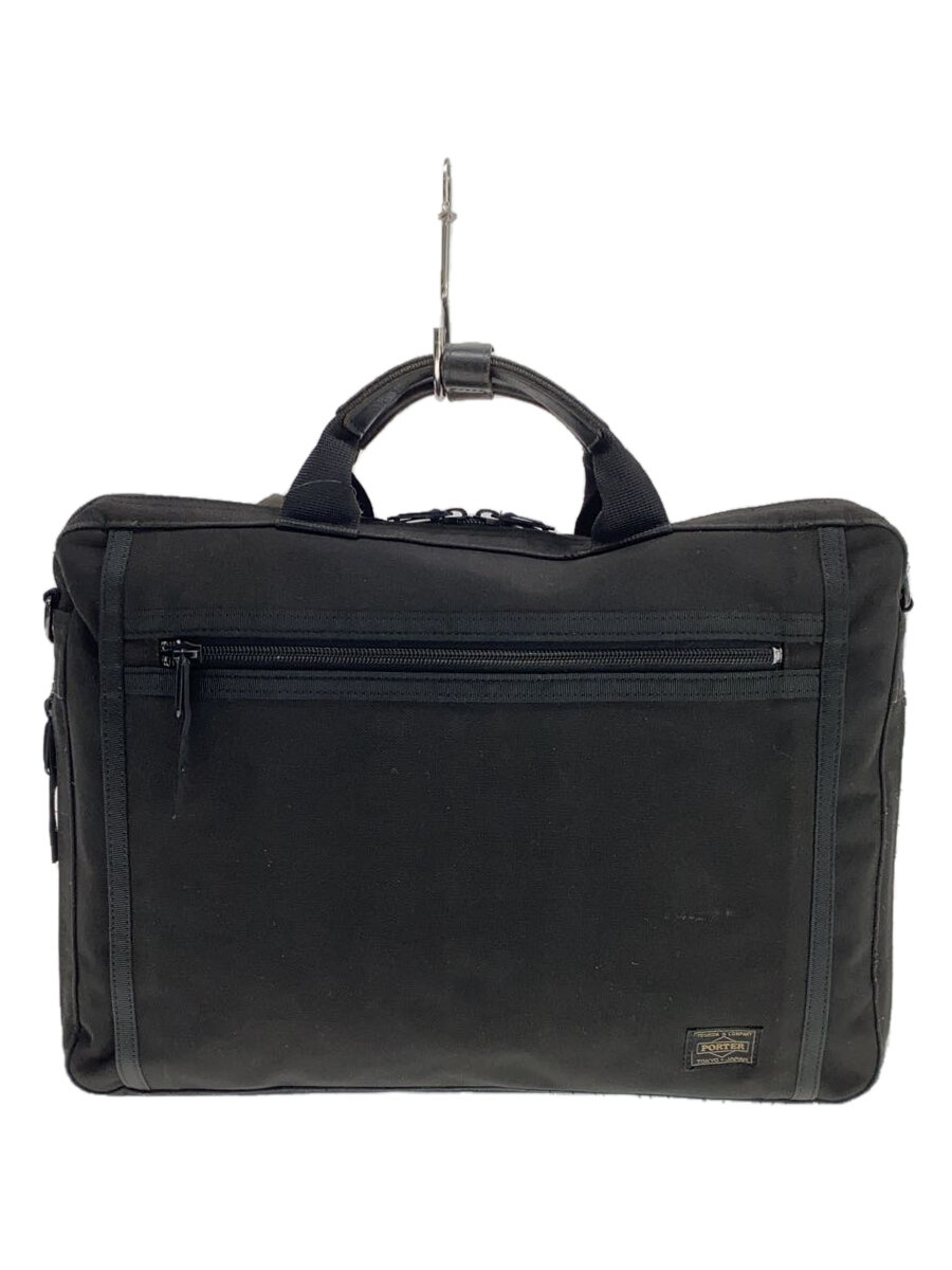 【中古】PORTER◆ブリーフケース/CLIP/BLK/550-08961/ショルダー欠品【バッグ】