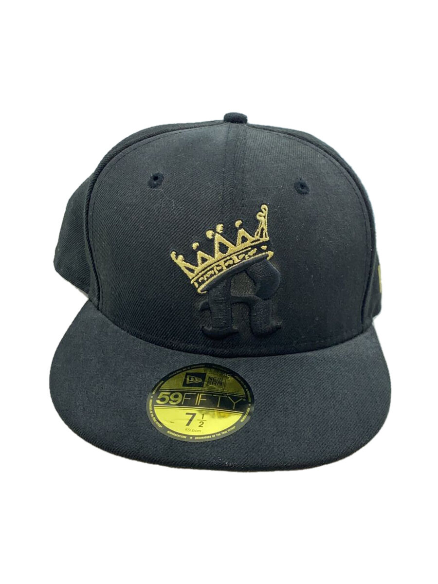 【中古】NEW ERA◆JAMAICA/キャップ/7 1/2/BLK/メンズ【服飾雑貨他】