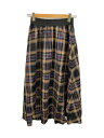 【中古】O’NEIL OF DUBLIN◆DOOR別注 WOOL SWING SKIRT/6/ウール/BRW/チェック【レディースウェア】(4)