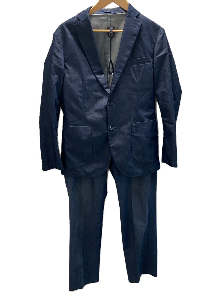 【中古】B:MING by BEAMS◆NOMADデニム調セットアップ/46/コットン/IDG/無地/【メンズウェア】