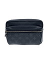 【中古】LOUIS VUITTON◆バムバッグ・アウトドア_タイガラマ_BLK/PVC/BLK/モノグラム【バッグ】