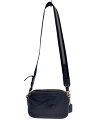 【中古】COACH◆ショルダーバッグ_ホースアンドキャリッジ/レザー/BLK【バッグ】