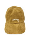 【中古】STUSSY◆キャップ/--/ポリエステル/BRW/メンズ/131958【服飾雑貨他】