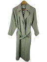 【中古】NATURAL BEAUTY BASIC◆コート/M/ポリエステル/GRN/無地/017-1152370【レディースウェア】