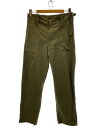 【中古】MILITARY◆ボトム/--/コットン/KHK/無地【メンズウェア】(4)