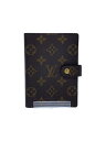 【中古】LOUIS VUITTON◆アジェンダPM_モノグラム_BRW/--/BRW/レディース【服飾雑貨他】