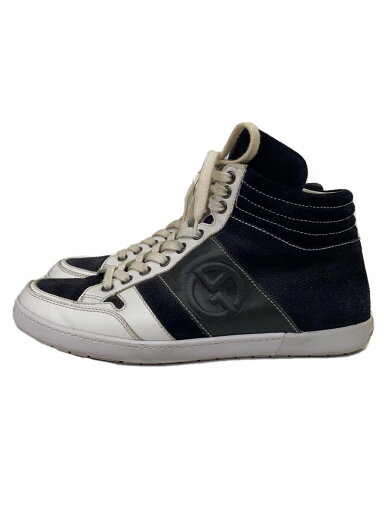 【中古】GIORGIO ARMANI◆ハイカットスニーカー/UK7/BLK/X2Z005【シューズ】 【中古】GIORGIO ARMANI◆ハイカットスニーカー/UK7/BLK/X2Z005【シューズ】