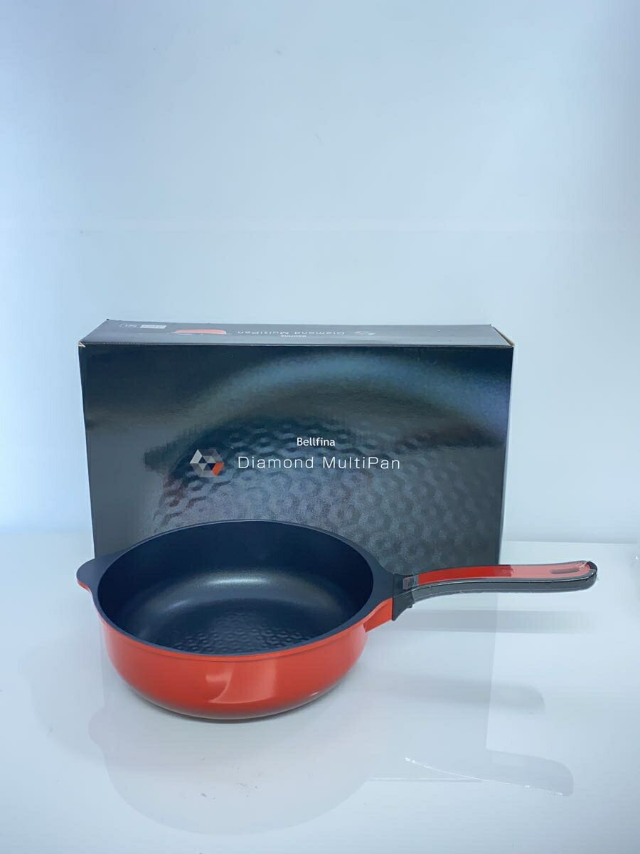 【中古】Belfina/フライパン/サイズ:26cm/3点セット/RED/Diamond MultiPan【キッチン用品】