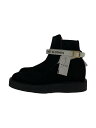 【中古】UNDERCOVER◆EMB STRAP JODHPUR BOOTS/21SS/COXブーツ/US8/BLK/スウェード//【シューズ】
