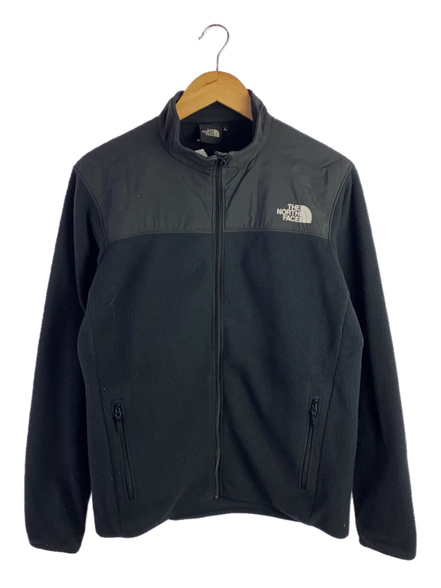 【中古】THE NORTH FACE◆MOUNTAIN VERSA MICRO JACKET_マウンテンバーサマイクロジャケット/L/ポリエステル/BL【メンズウェア】