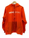 【中古】DESCENTE◆ライトリップ フルジップ フーディー/スポーツウェアー/XO/ORN/FMMVJF11【スポーツ】