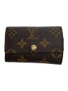 【中古】LOUIS VUITTON◆キーケース/--/BRW/総柄/メンズ/M62630【服飾雑貨他】(4)