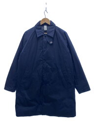 【中古】DESCENTE◆コート/L/コットン/NVY/dlusjc34【メンズウェア】