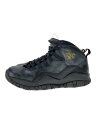 【中古】NIKE◆AIR JORDAN 10 RETRO/エアジョーダンレトロ/ブラック/310805-012/26.5cm/BLK【シューズ】(4)