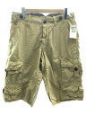 【中古】UNION◆カーゴショートパンツ/29/コットン/BEG/無地//【メンズウェア】