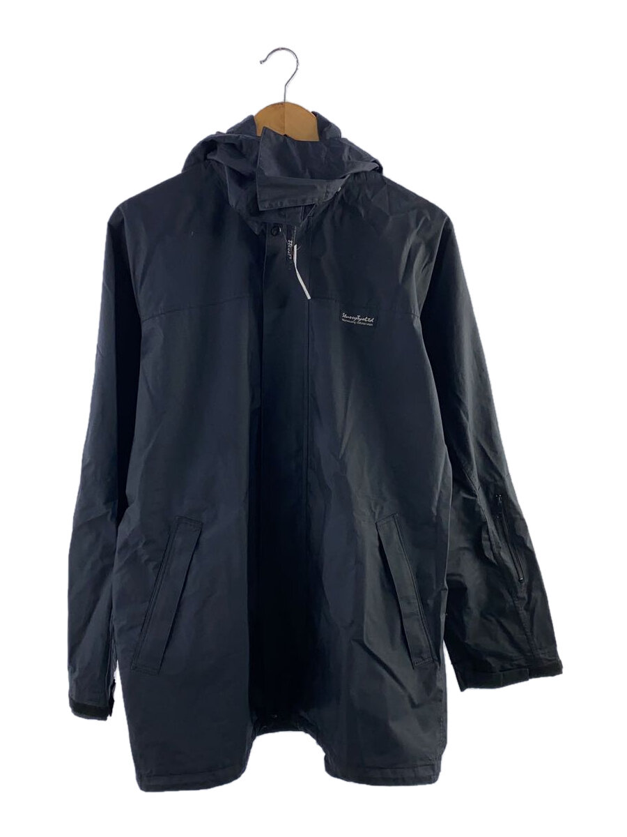 【中古】STUSSY◆マウンテンパーカ/M/ナイロン/BLK【メンズウェア】
