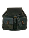 【中古】GUCCI◆リュック/スウェード/グリーン/無地/003・58・0016【バッグ】