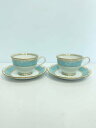 【中古】Noritake◆華麗句/ハナレイク/カップ&ソーサー/2点セット/ブルー/Y6578G/未使用品/ノリタケ【キッチン用品】