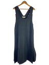 【中古】ENFOLD◆ノースリーブワンピース/36/ポリエステル/BLK/300fs233-1310【レディースウェア】