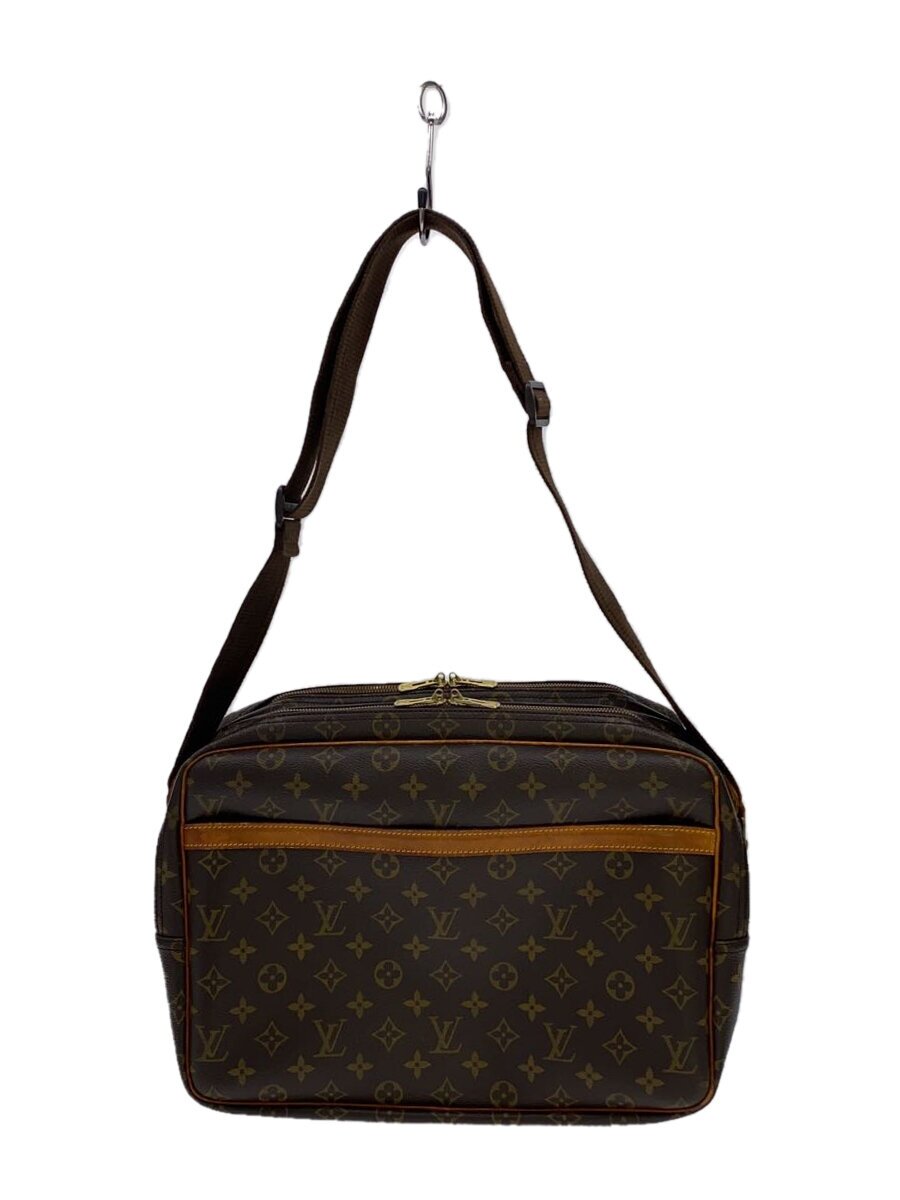 LOUIS VUITTON - 【中古】LOUIS VUITTON◆リポーターGM_モノグラム・キャンバス/PVC/BRW/M45252【バッグ】