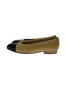 【中古】CHANEL◆パンプス/35/BEG【シューズ】
