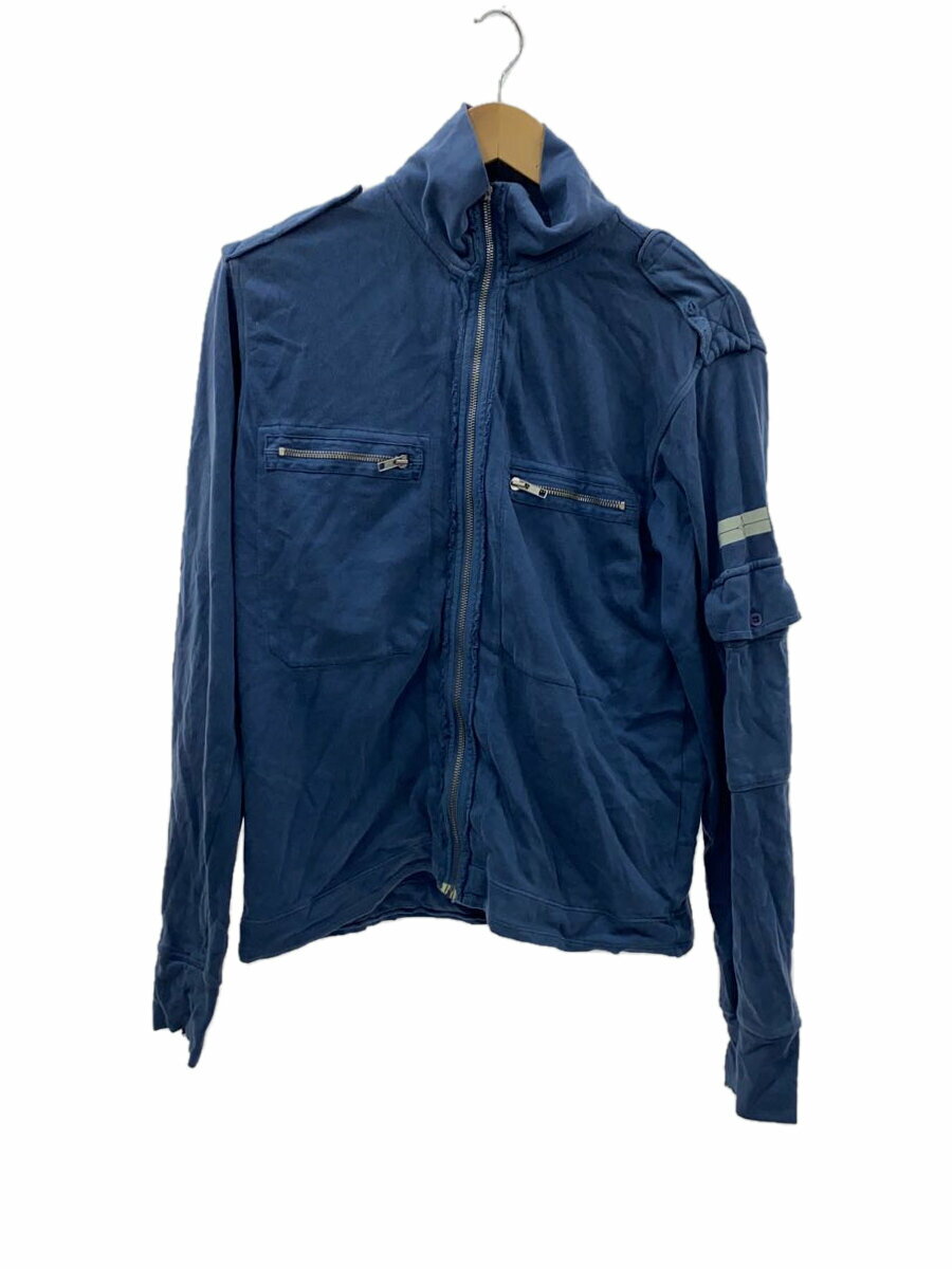 【中古】STONE ISLAND◆ジャケット/S/--/BLU/無地/00s【メンズウェア】