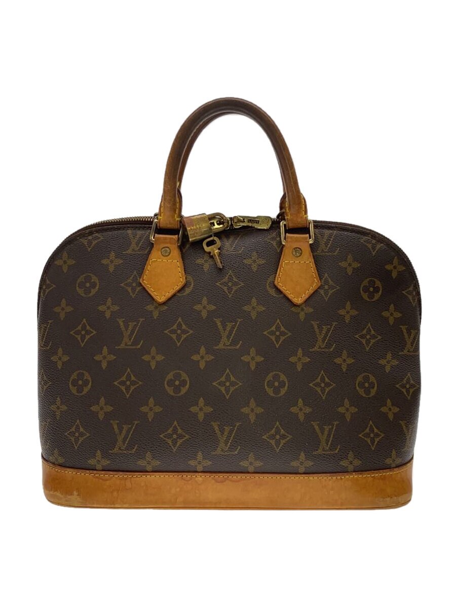 【中古】LOUIS VUITTON◆1)アルマ_モノグラム・キャンバス_BRW/PVC/BRW【バッグ】