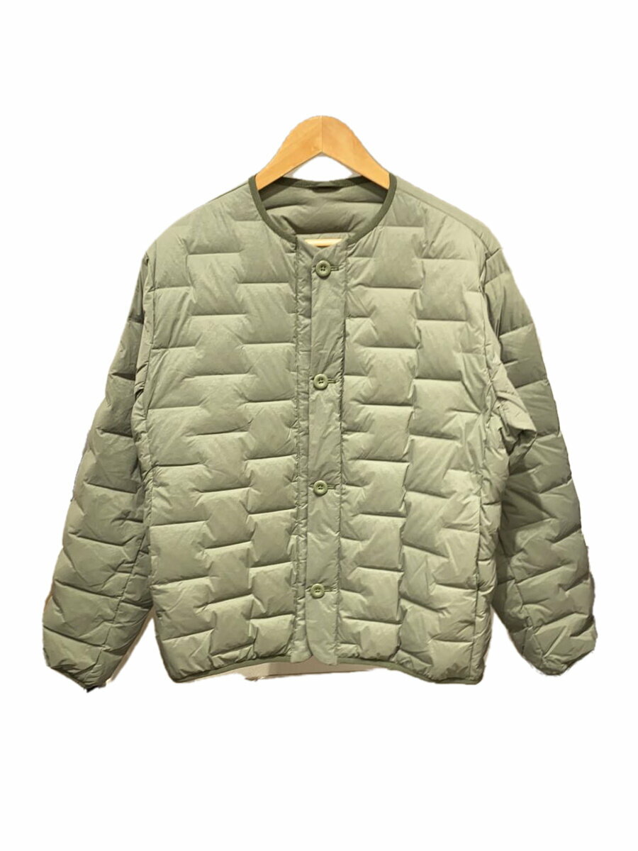 【中古】PLST◆ダウンジャケット/M/ナイロン/グリーン/36-2409016【メンズウェア】