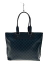 【中古】LOUIS VUITTON◆カバ・ヴォワヤージュ_ダミエ・グラフィット_BLK/PVC/BLK/総柄【バッグ】