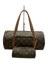 【中古】LOUIS VUITTON◆1)パピヨン30_モノグラム・キャンバス_BRW/PVC/BRW/M51365【バッグ】