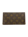 【中古】LOUIS VUITTON◆アジェンダ・ポッシュ_モノグラム・キャンバス_BRW/--/BRW/レディース【服飾雑貨他】