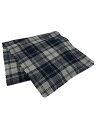 【中古】COMME des GARCONS HOMME◆マフラー/--/GRY/メンズ【服飾雑貨他】