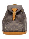 【中古】LOUIS VUITTON◆1)ミニ・モンスリ_モノグラム・キャンバス_BRW/ブラウン【バッグ】