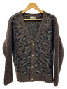 【中古】TTT_MSW◆22AW/Vネック/カーディガン(厚手)/M/アクリル/BRW/総柄/TTT-2022AW-KT04【メンズウェア】(4)