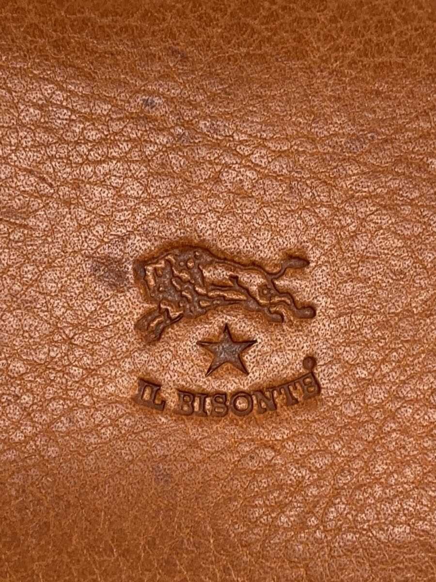 【中古】IL BISONTE◆カードケース/レザー/BRW/無地/レディース【服飾雑貨他】 3