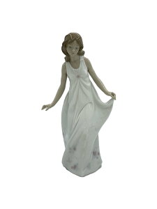 【中古】Lladro◆インテリア雑貨/WHT/素敵なママ【インテリア小物・日用雑貨】