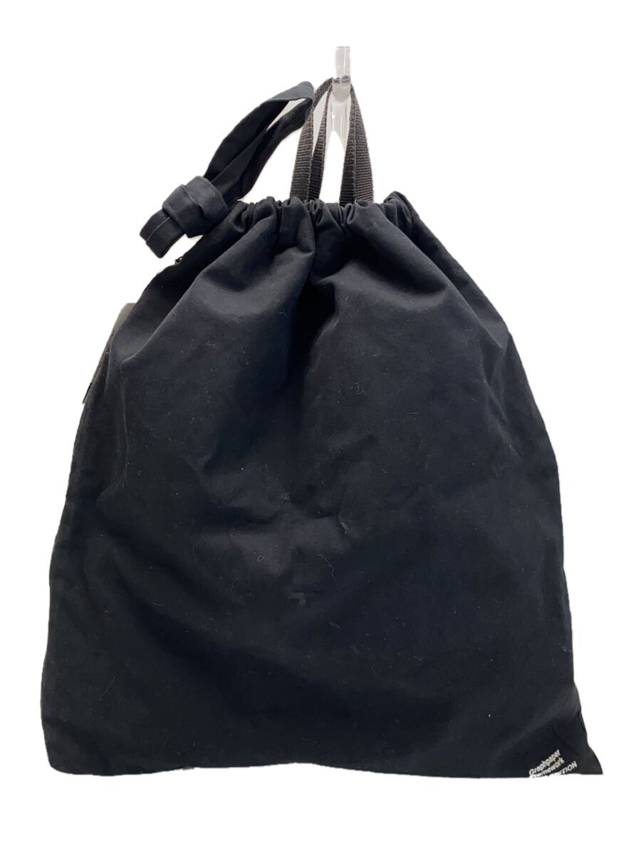 【中古】Graphpaper◆ERA for GP/Gabardine Cooking Coat Bag/--/BLK/無地【バッグ】