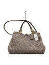【中古】COACH◆ショルダーバッグ/--/GRY/F27681【バッグ】