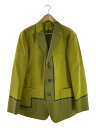 【中古】ISSEY MIYAKE◆A-POC/INSIDE/テーラードジャケット/2/ポリエステル/YLW/無地/ME93FD022【メンズウェア】(4)