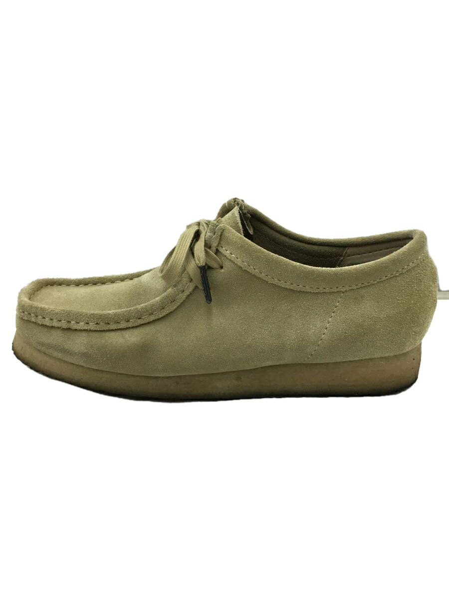 【中古】Clarks◆エスパドリーユ/UK7/BEG/スウェード/261555157070【シューズ】