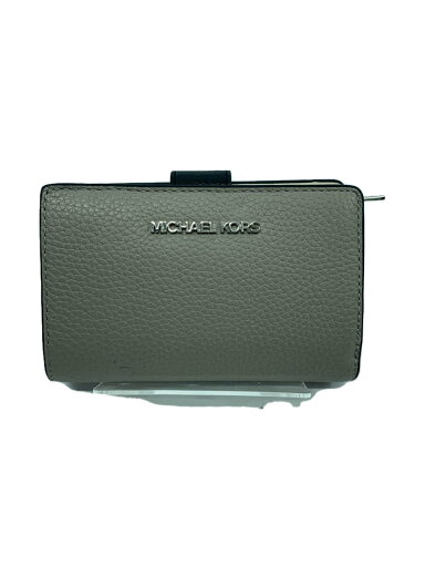 【中古】MICHAEL KORS◆財布/レザー/GRY/レディース//【服飾雑貨他】 【中古】MICHAEL KORS◆財布/レザー/GRY/レディース//【服飾雑貨他】