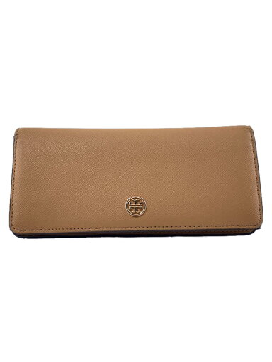 【中古】TORY BURCH◆2つ折り財布/レザー/BEG/無地/レディース/10005657//【服飾雑貨他】 【中古】TORY BURCH◆2つ折り財布/レザー/BEG/無地/レディース/10005657//【服飾雑貨他】