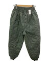 【中古】US.ARMY◆CWU-9/フライトパンツライナー/キルティンクボトム/L/ナイロン/KHK/無地【メンズウェア】