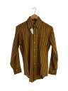 【中古】McGREGOR◆70s/長袖シャツ/ORN/ストライプ【メンズウェア】(4)